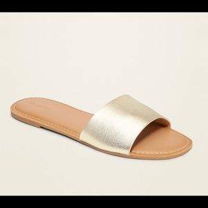 Old Navy Faux Leather Slide-on Sandals for Women
